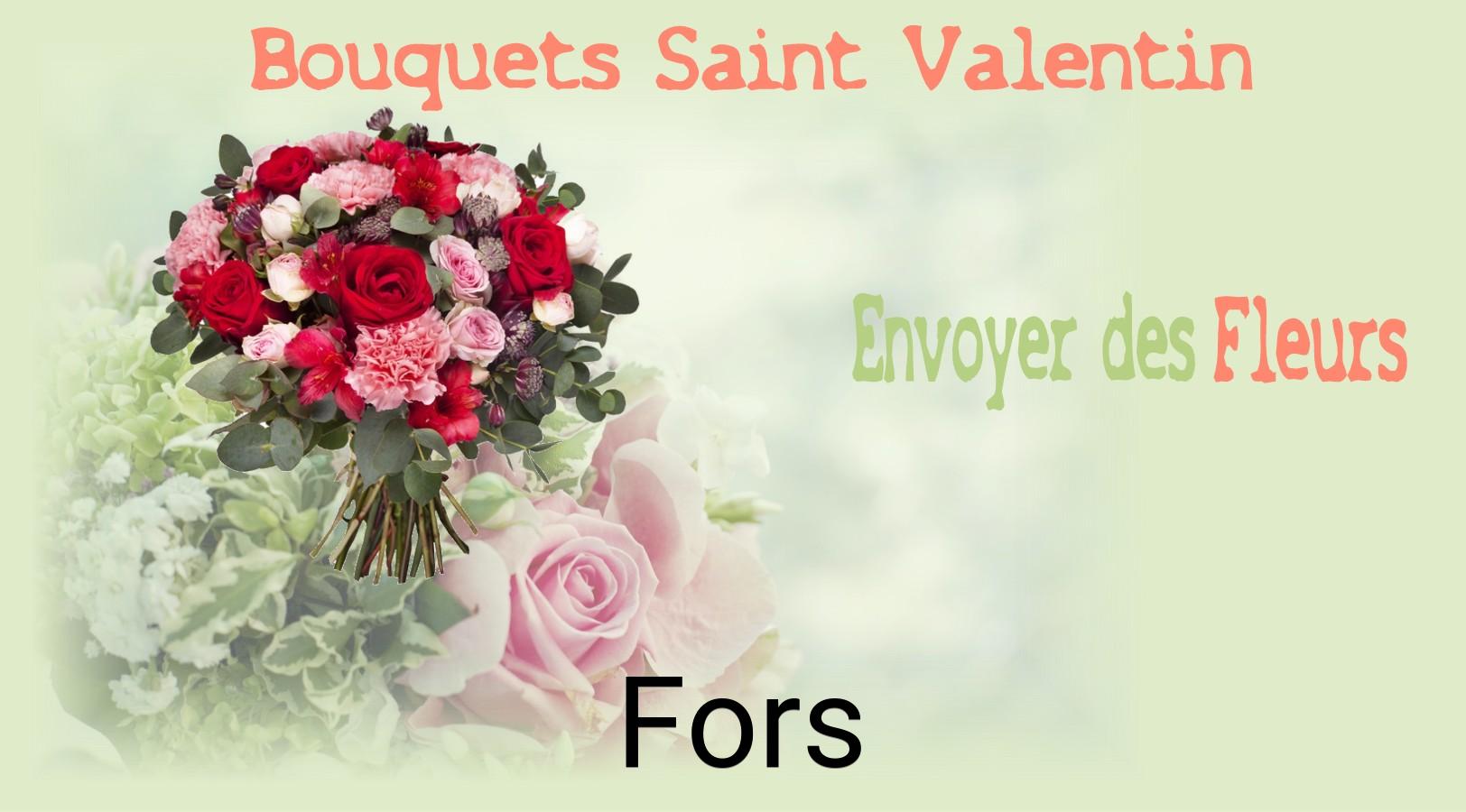 Roses de Saint-Valentin livrées à Fors